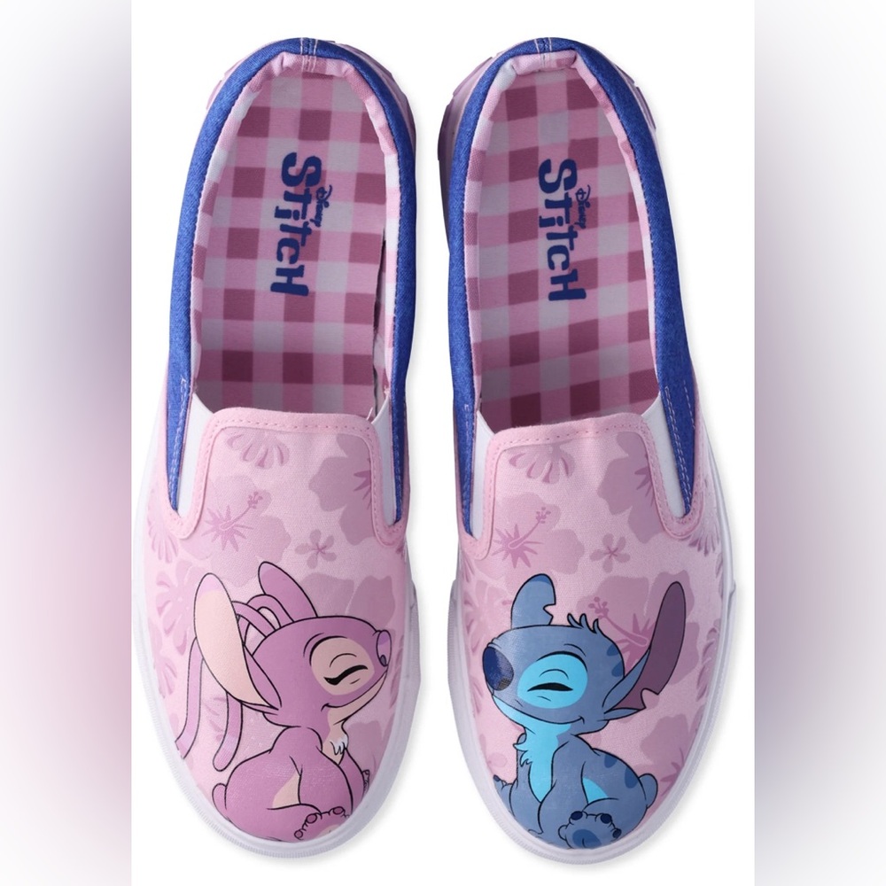 Women's Disney Stitch Low Top Slip-on Sneaker